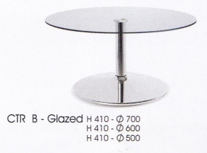 Meja Bulat Indchi CTR B-Glazed