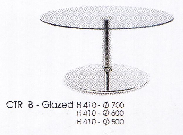 Meja Bulat Indchi CTR B-Glazed